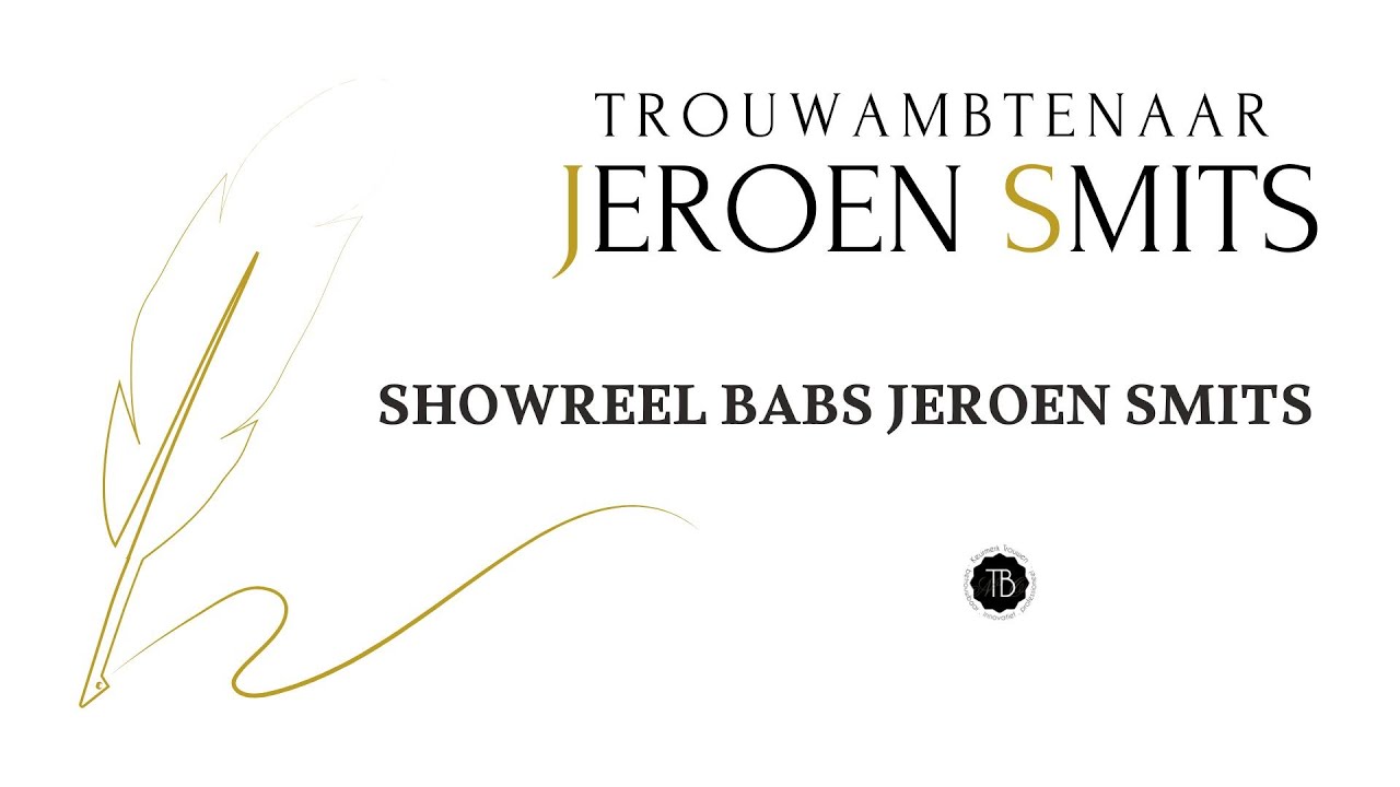 Showreel Trouwambtenaar Jeroen Smits