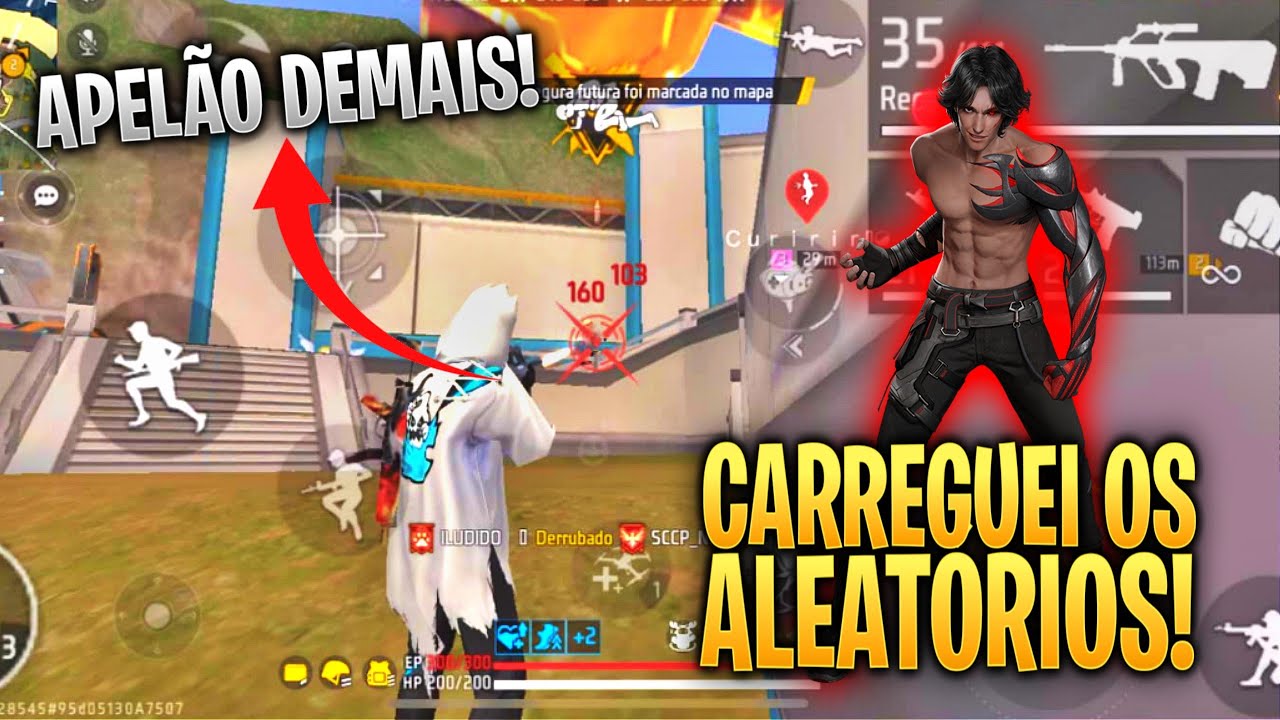 JOGUEI COM &Oacute;RION E CARREGUEI OS ALEAT&Oacute;RIOS 