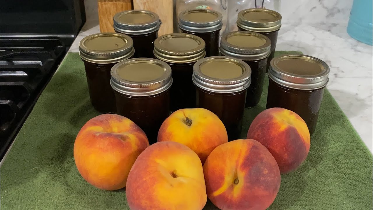 PEACH 🍑 PARTY - Canning Spiced Peach Butter😋