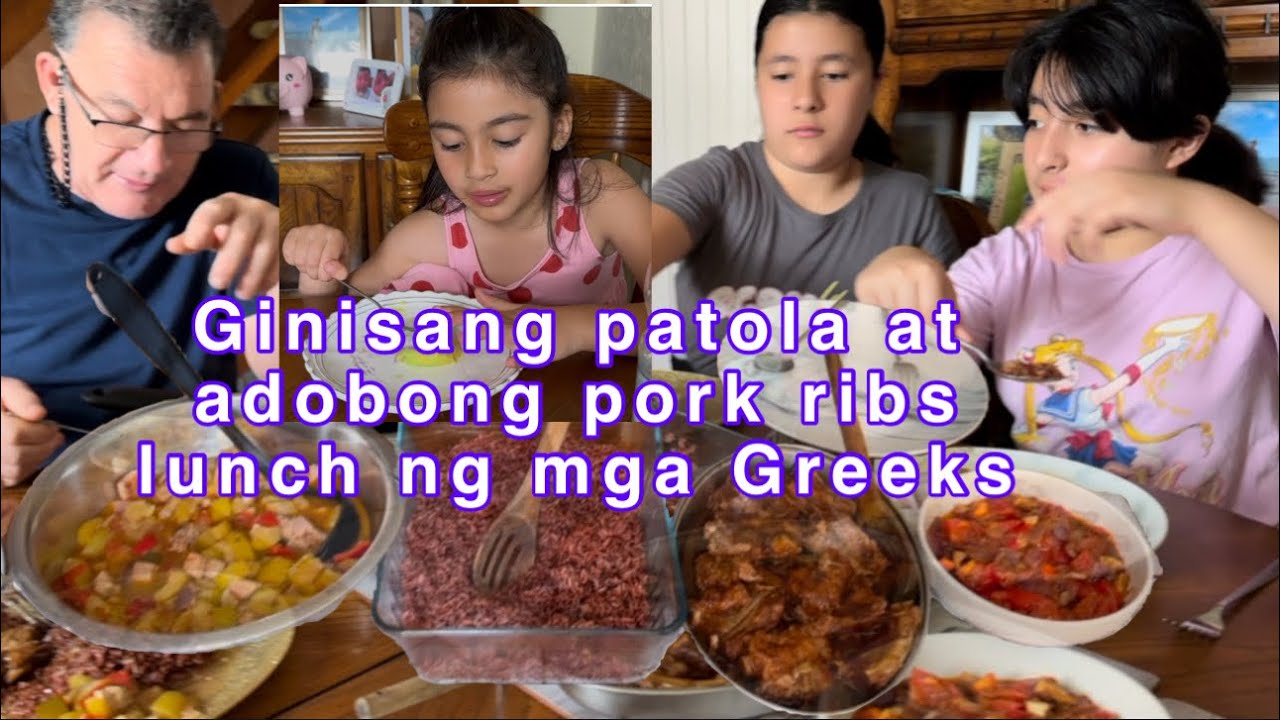 First time ng mga Greeks kumain ng ginisang patola 