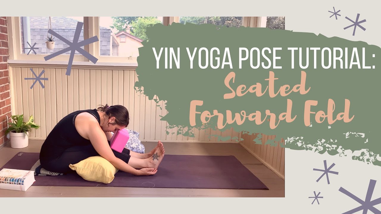 Seated Forward Fold with Modifications - Yin Yoga Pose for Tight Legs - Yoga with Carolynne