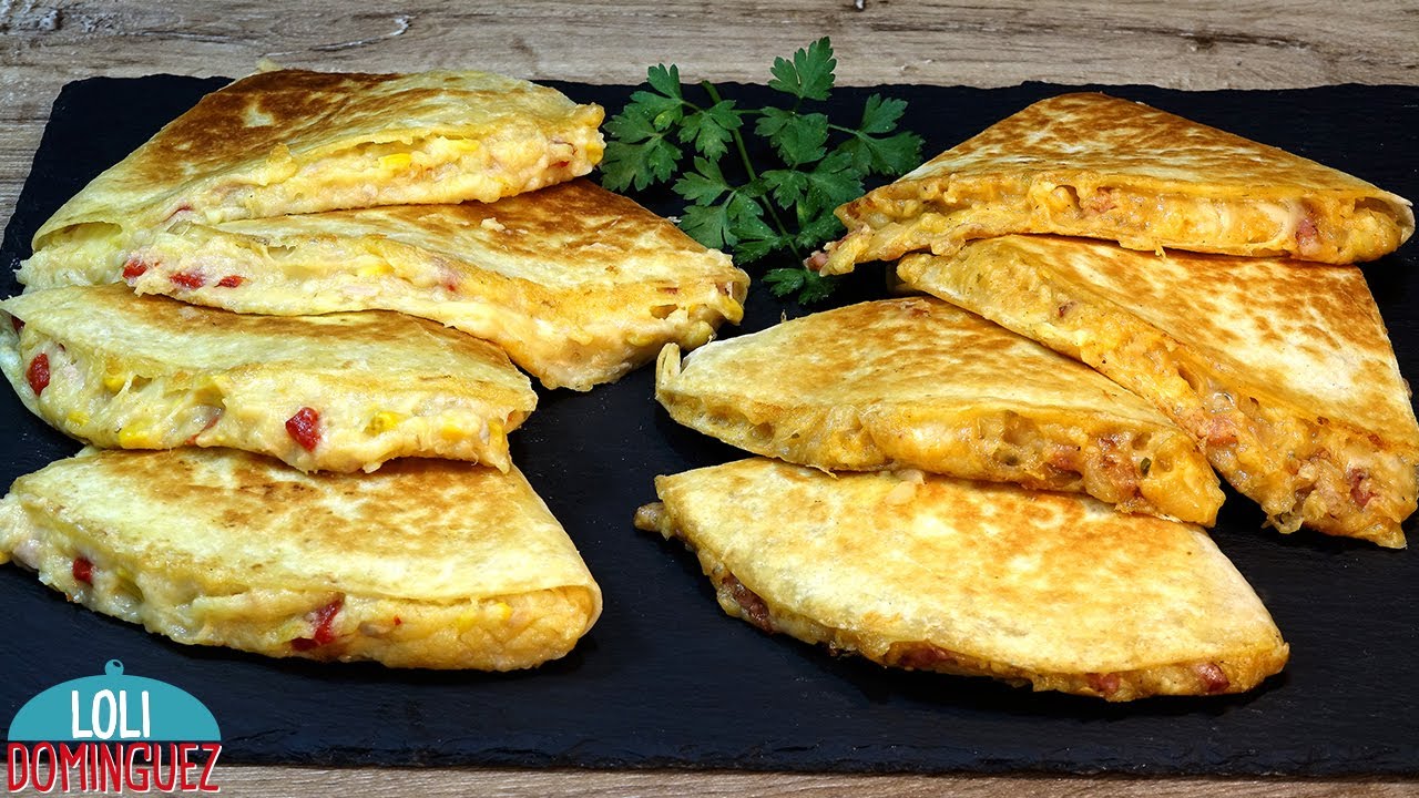 QUESADILLAS DE PATATA (PAPAS) Y OTROS INGREDIENTES QUE LAS HACEN DELICIOSAS - Loli Domínguez