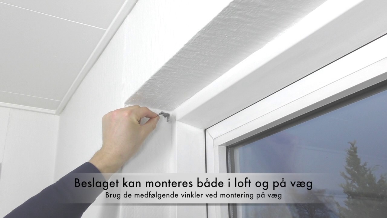 Montering af Plisségardin AO28 fra Gardinshoppen.dk