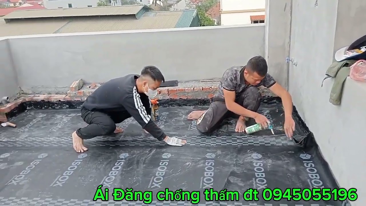 đầu năm chống thấm sân thượng rước lộc cả năm