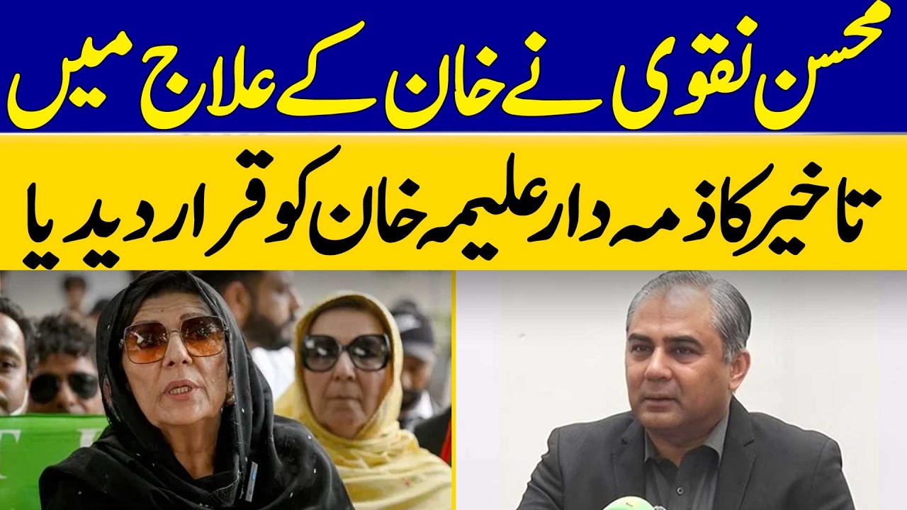 Mohsin Naqvi Blames Aleema Khan for Delay in Imran Khan's Treatment | Dawn News