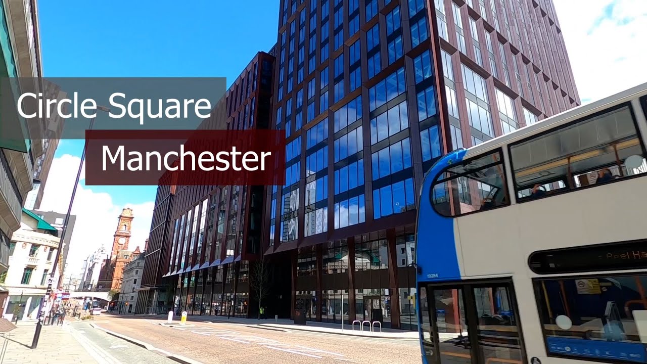 The new Circle Square and Symphony Park developments in Manchester