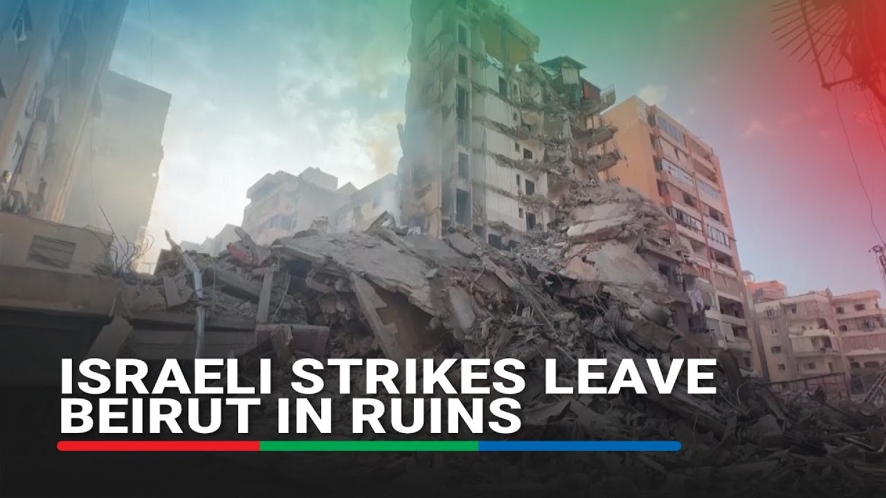 Israeli strikes leave Beirut's suburbs in ruins | ABS-CBN News
