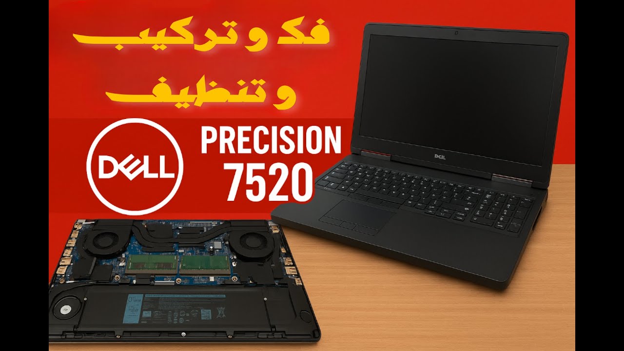 رجّع أداء اللابتوب كأنه جديد! Dell 7510 / 7520 تنظيف شامل