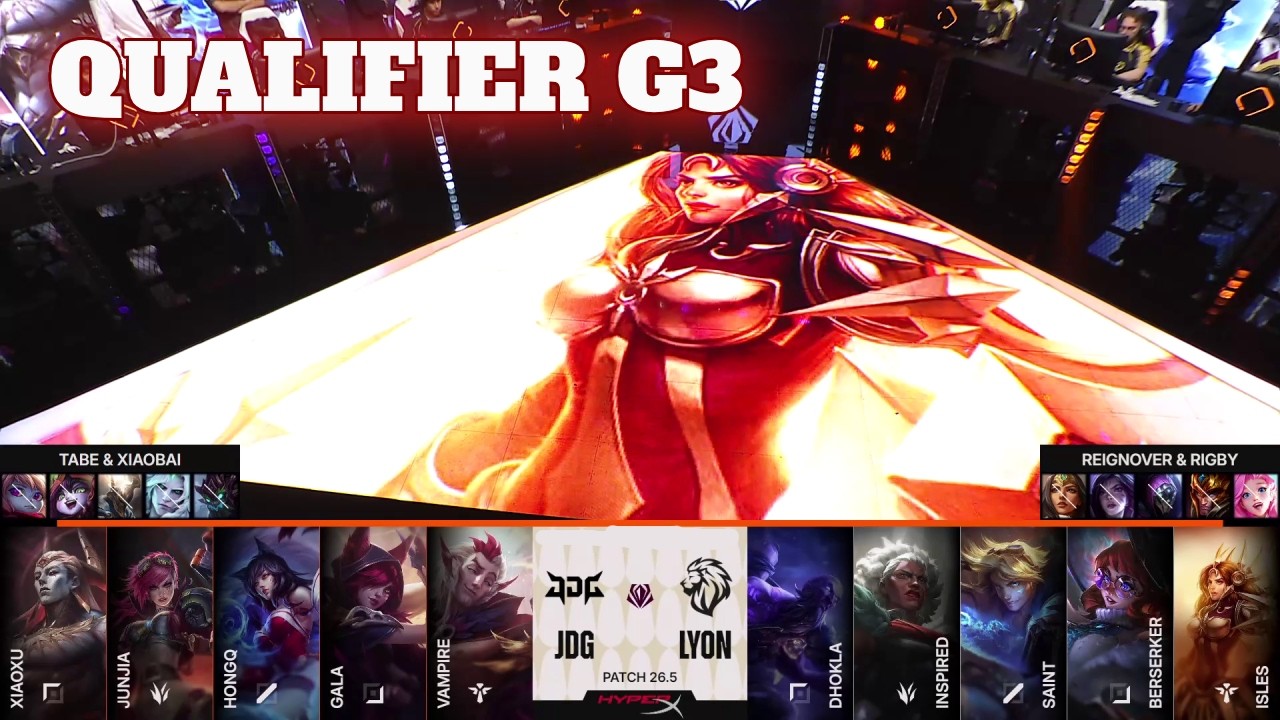 JDG vs LYON - Game 3 | Day 5 First Stand 2026 | JD Gaming vs LYON G3 full game