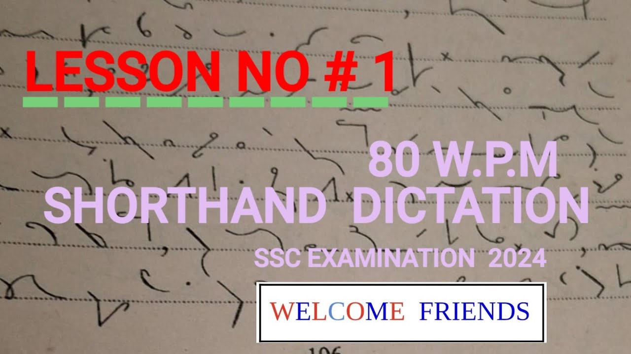 @Dictation  shorthand English SSC 2024     @ How  learn Stenography   @Beginner   Stenography Course