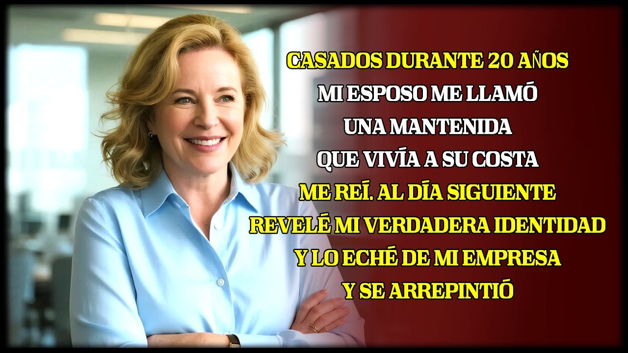 Reí cuando me llamó mantenida; luego le mostré quién manda realmente