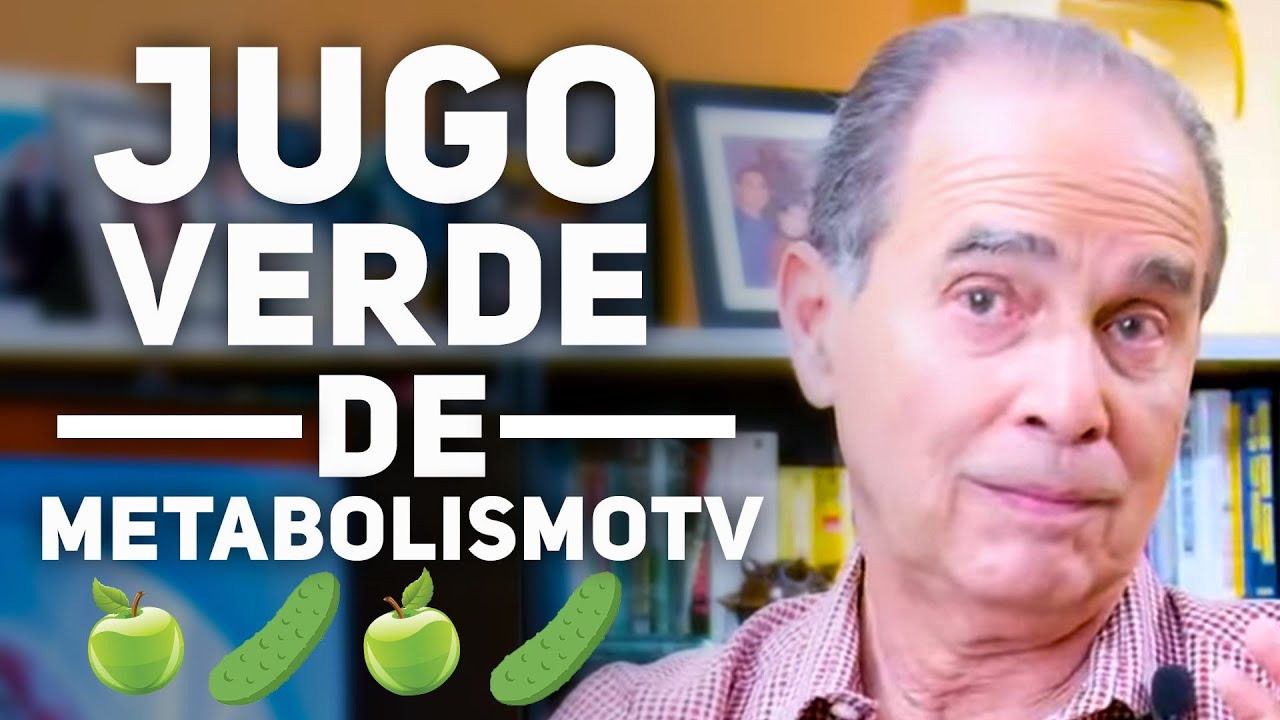 Jugo verde de MetabolismoTV 🥒🥬🍏 en VIVO con Frank Su&aacute;rez