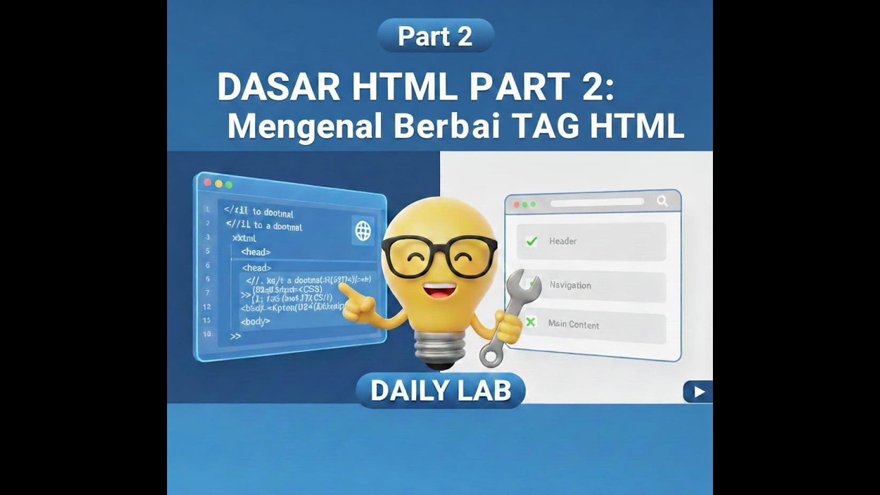 Mengenal Tag HTML | Dasar Tag HTML untuk Pemula #2