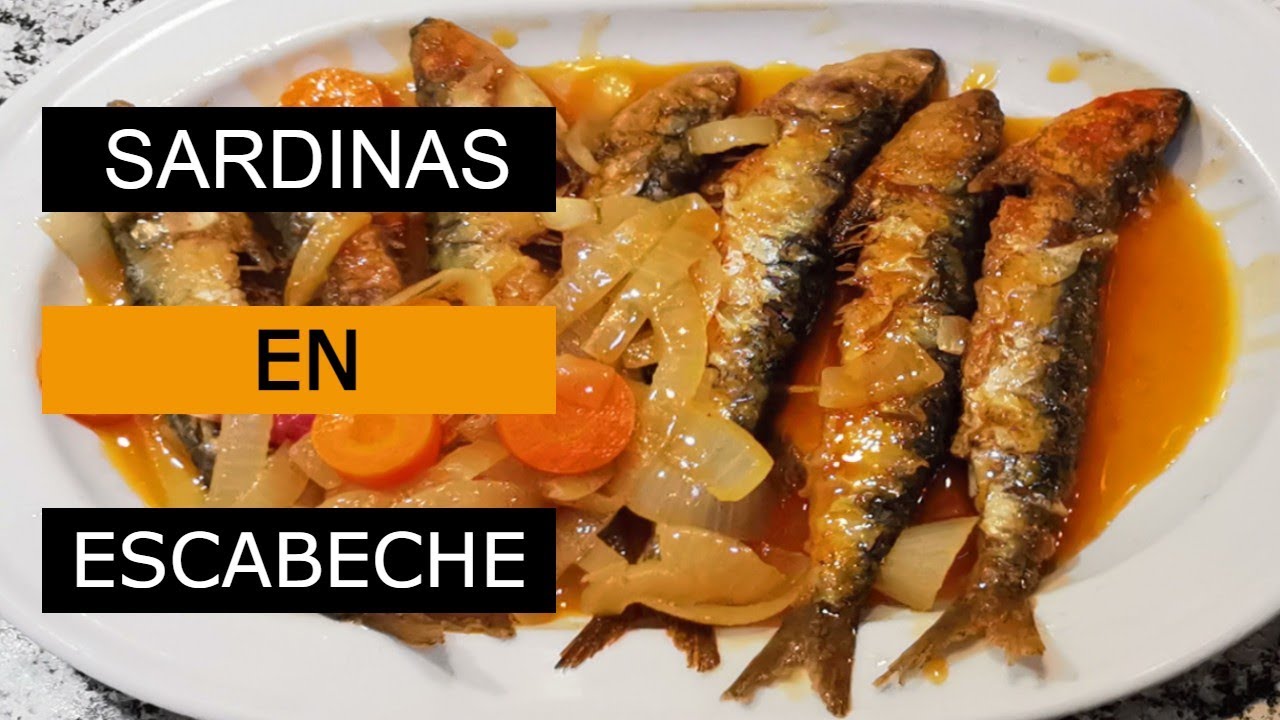 SARDINAS EN ESCABECHE - COMO HACER ESCABECHE DE PESCADO