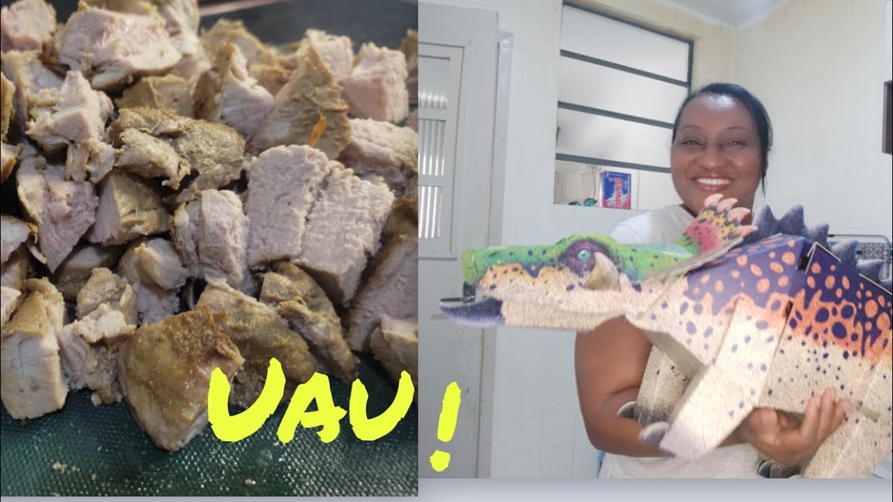 Vlog de almoço , com direito a DINOSSAUROS, kkk