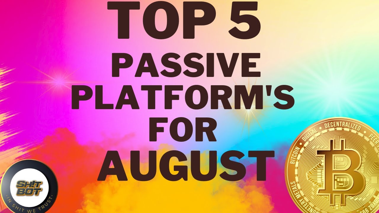 TOP 5 PASSIVE PLATFORM'S TO MAKE MONEY IN AUGUST / + NEW HOT ITALIAN TRADERS WHO IS GOING BANANA