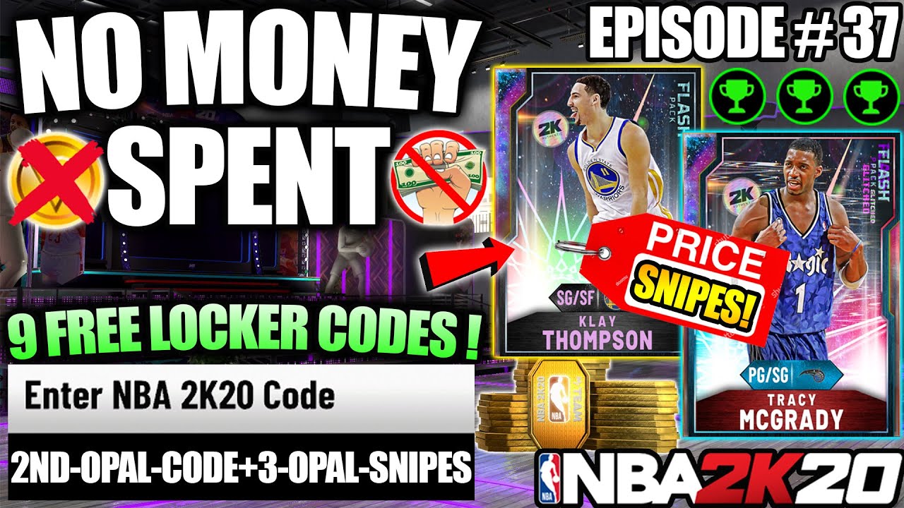 NBA 2K20 NO MONEY SPENT #37 — НОВЫЕ БЕСПЛАТНЫЕ ГАЛАКТИЧЕСКИЕ ОПАЛЫ, 3 ОПАЛОВЫХ СНАЙПА + 9 НОВЫХ К...