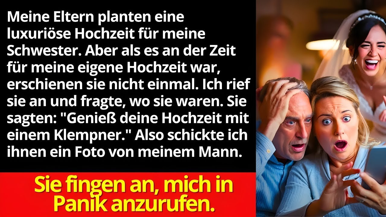 Meine Eltern ignorierten meine Hochzeit und sagten  'Viel Spaß bei deiner Hochzeit mit einem Klem