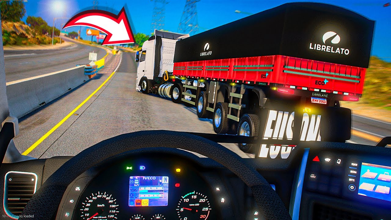 GTA V VIDA DE CAMINHONEIRO | LEVEI UMA FECHADA NA PRIMEIRA VIAGEM COM MEU CAMINHAO 😨 #227
