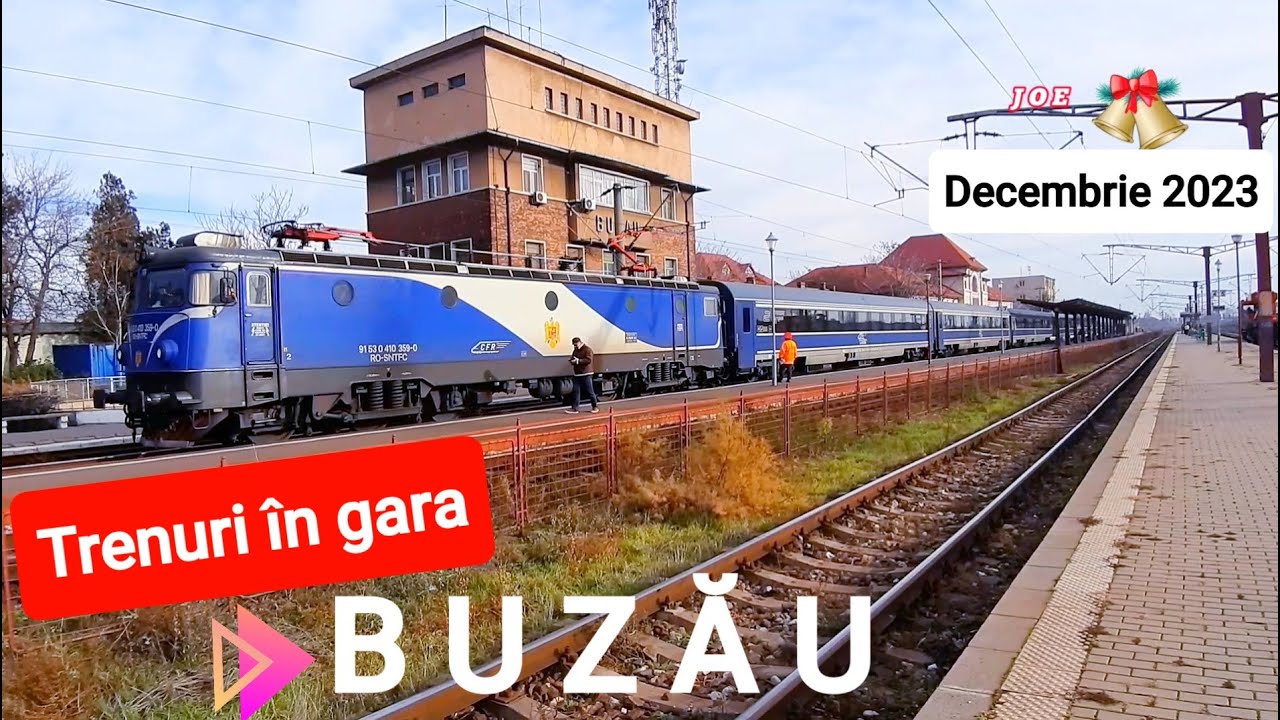 Trenuri in gara BUZAU / Decembrie 2023