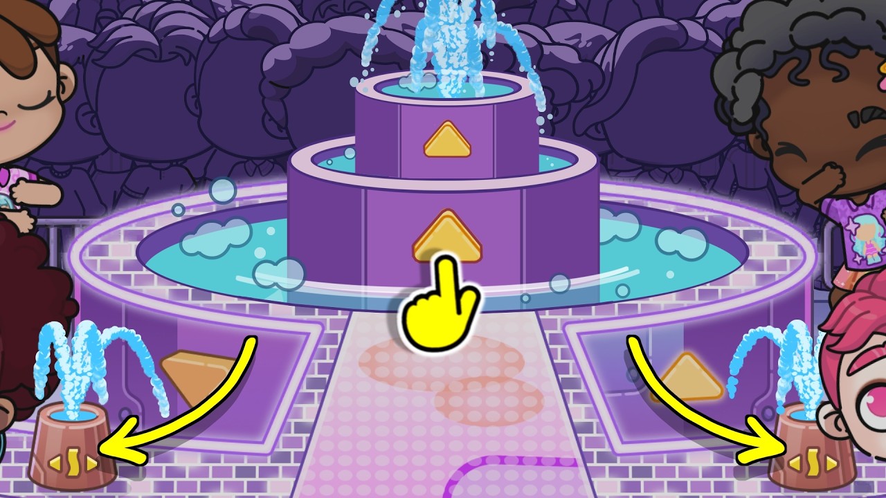 How do you activate the secret fountain on stage? / RED QUEEN / AVATAR WORLD