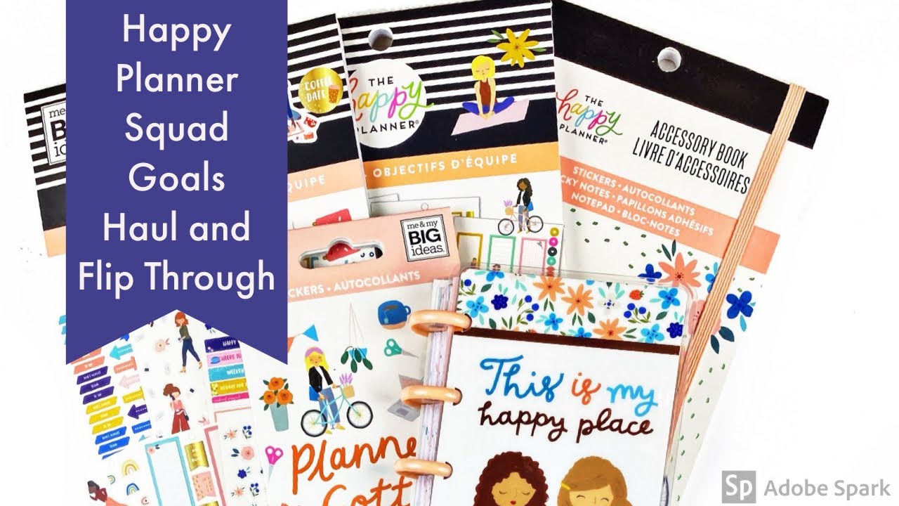 Happy Planner Squad Goals Haul and Flip Through