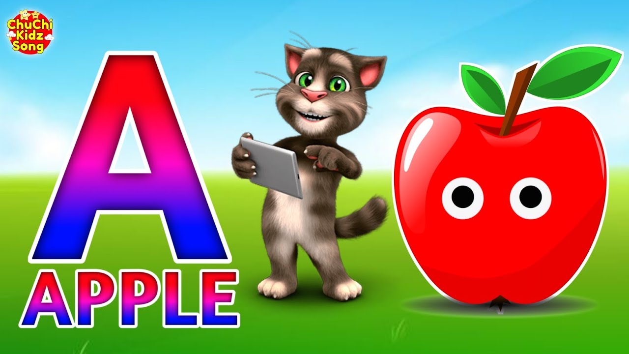 Песенка про алфавит - Алфавит - ABC и 123 - A для яблока 🍎 - Фонетика - Детские песни и стишки дл...