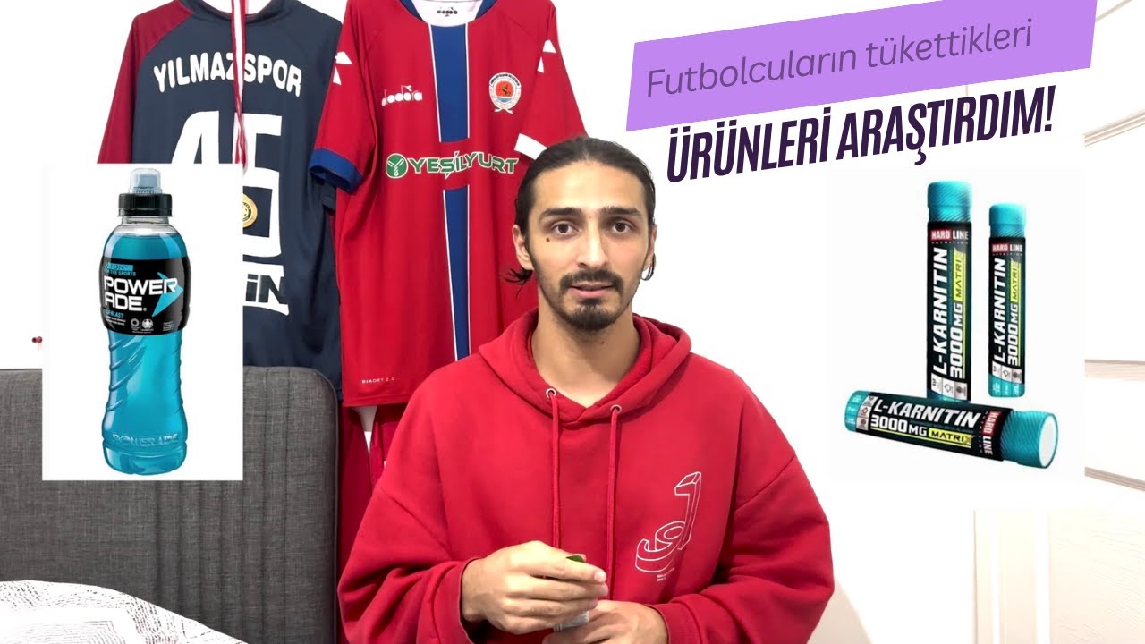 Futbolcuların Ma&ccedil;ta T&uuml;kettikleri Ek Gıdalar! (L-Carnitine, Powerade, Pro-Gel)