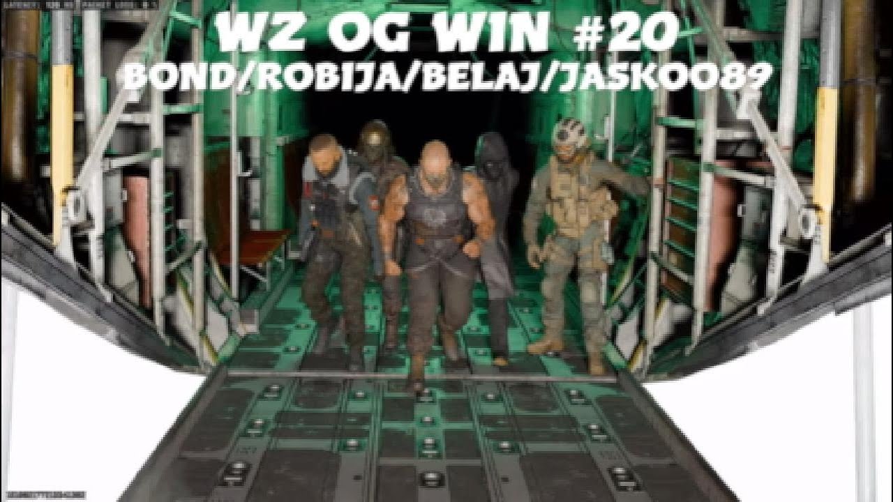 WZ OG WIN #20 BOND/ROBIJA/BELAJ/JASKOO89