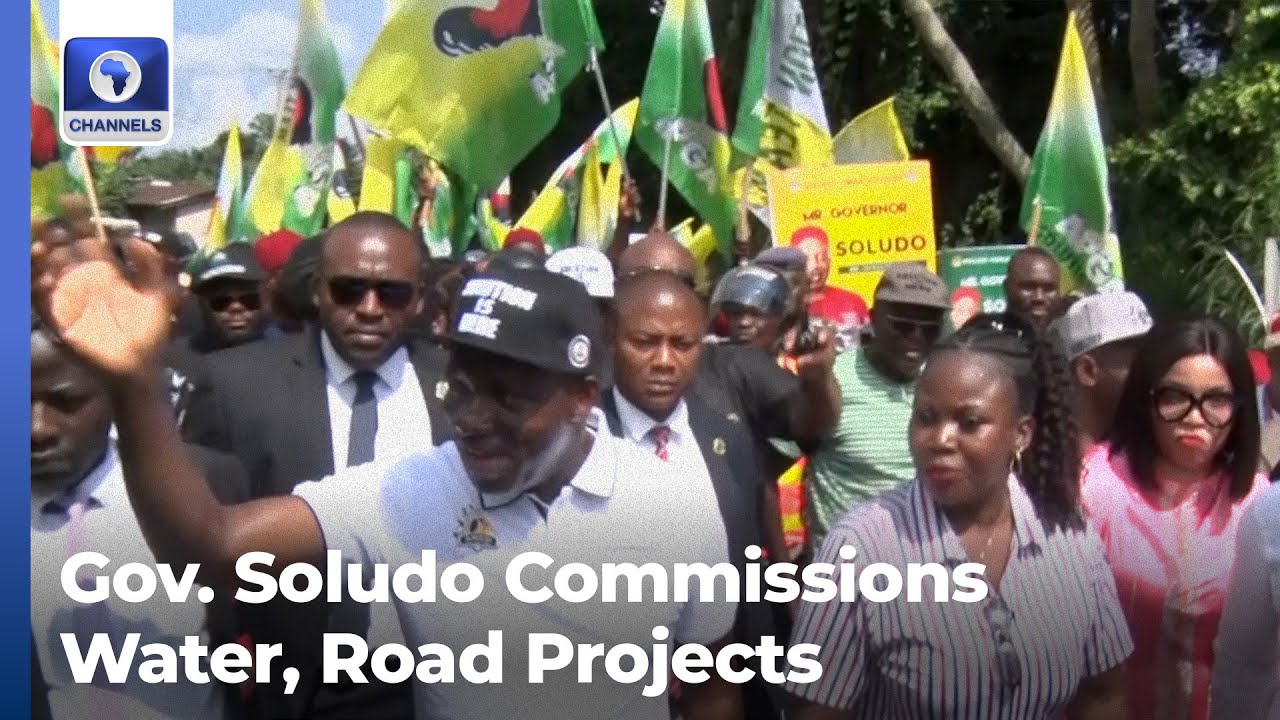 Anambra Infrastructure: Gov. Soludo Commissions Water, Road Projects In Nnobi