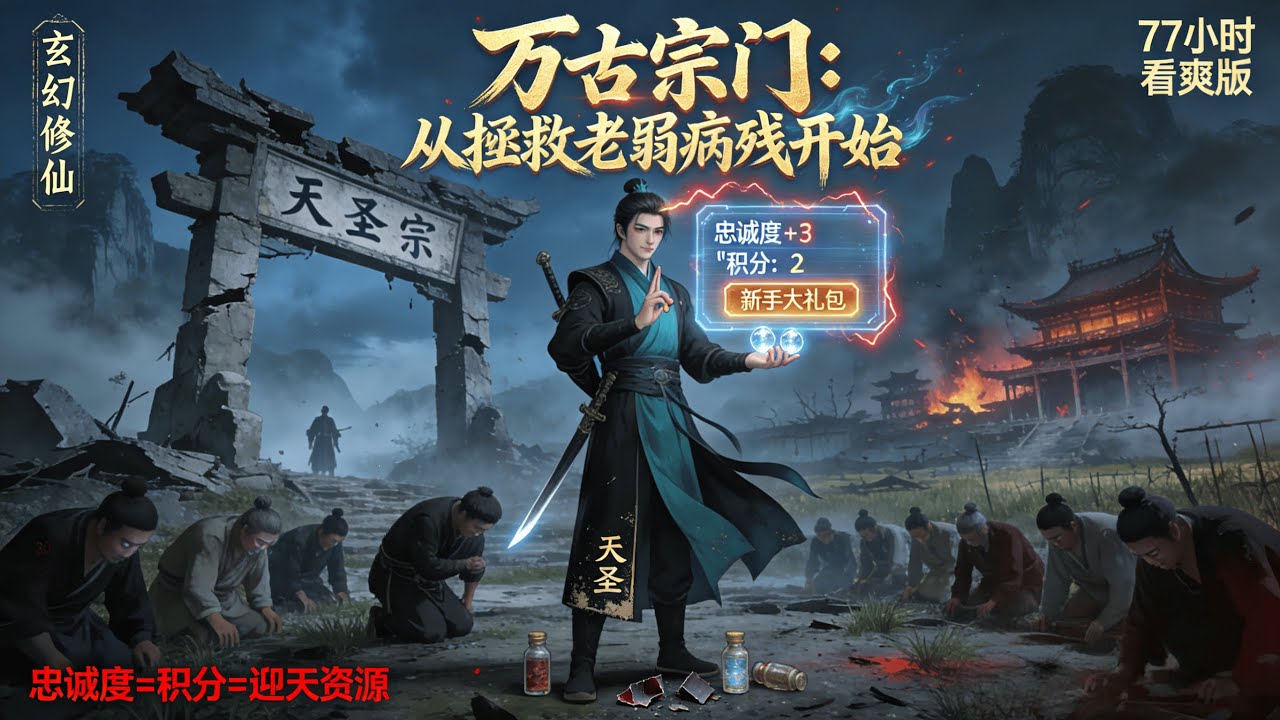 一口氣看爽《萬古最強宗門：從拯救老弱病殘開始》穿越即接盤破產宗門，前掌門慘死，弟子叛逃，只剩三十老弱病殘！綁定最強宗門系統，刷忠誠度換神裝，滅叛徒、開財源，從九品仙門殺到天下震顫！#玄幻#說推文