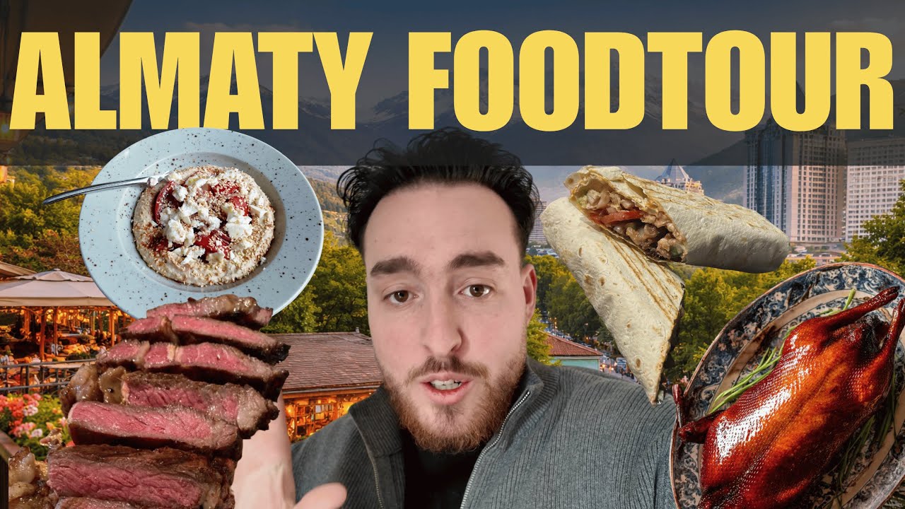 Almaty Foodtour | Cafés, kasachischer Döner, Pekingente & Steak 🇰🇿