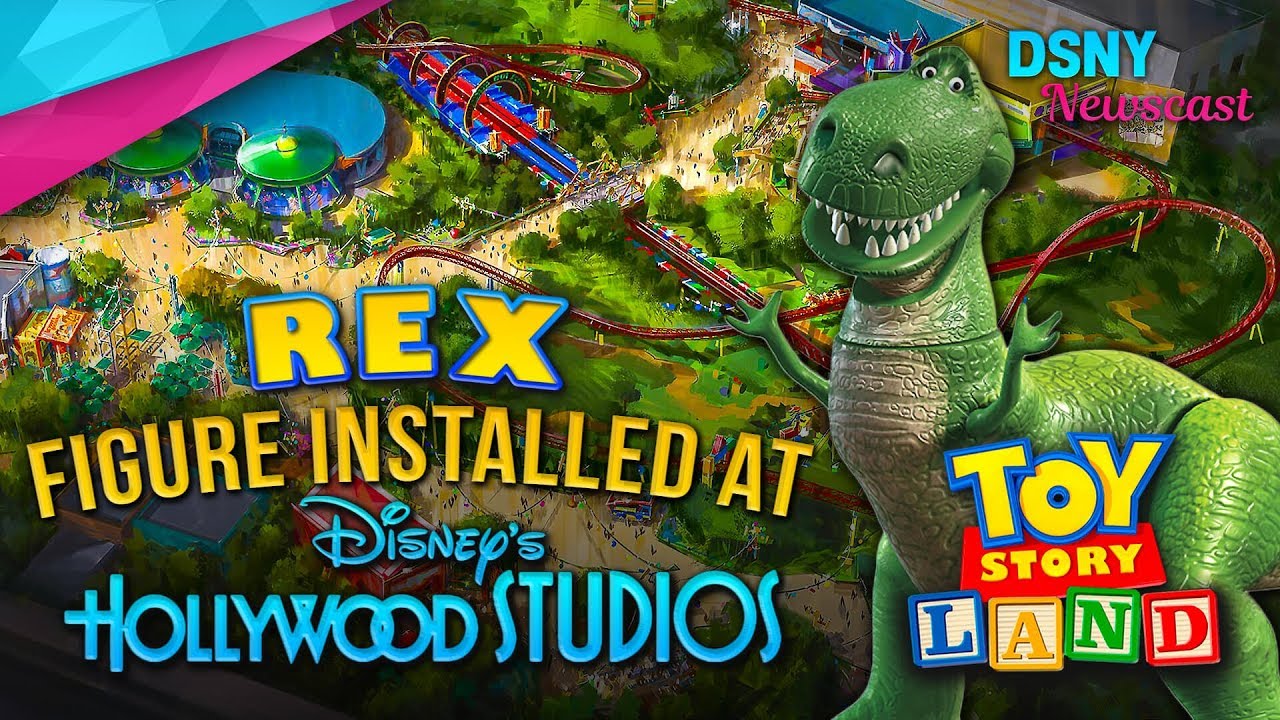 REX Installed in TOY STORY LAND at Walt Disney World - Disney News - 11/9/17