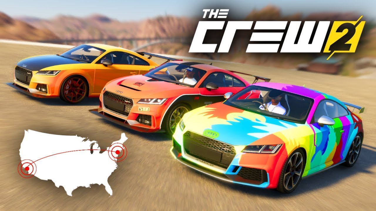 ОТ НЬЮ-ЙОРКА ДО ЛОС-АНДЖЕЛЕСА! ТЕСТ-ДРАЙВ AUDI TT RS - THE CREW 2