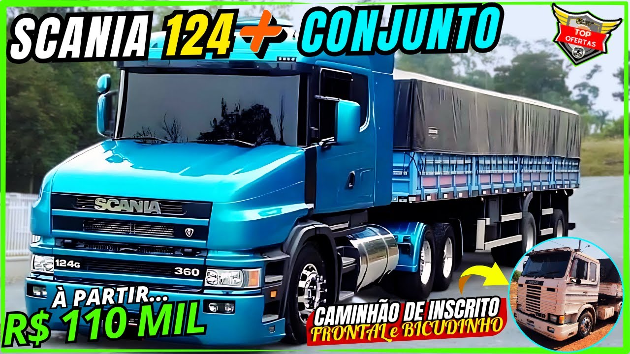 TOP 10 SCANIA 124 QUALIFICADO e CONJUNTO COMPLETO a VENDA À PARTIR DE 110 MIL #scania124 #scania113