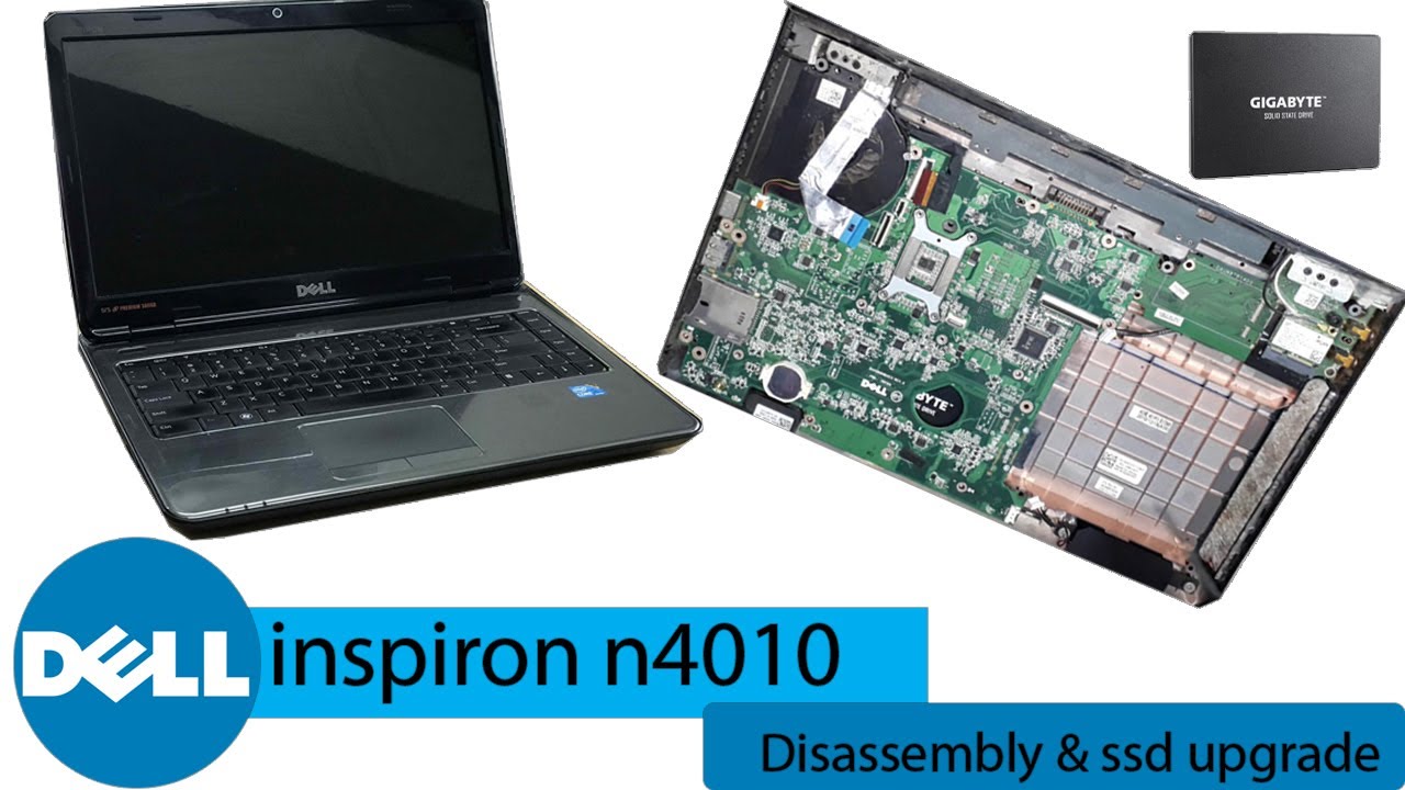 Dell inspiron n1040 disassembly   ssd upgrade