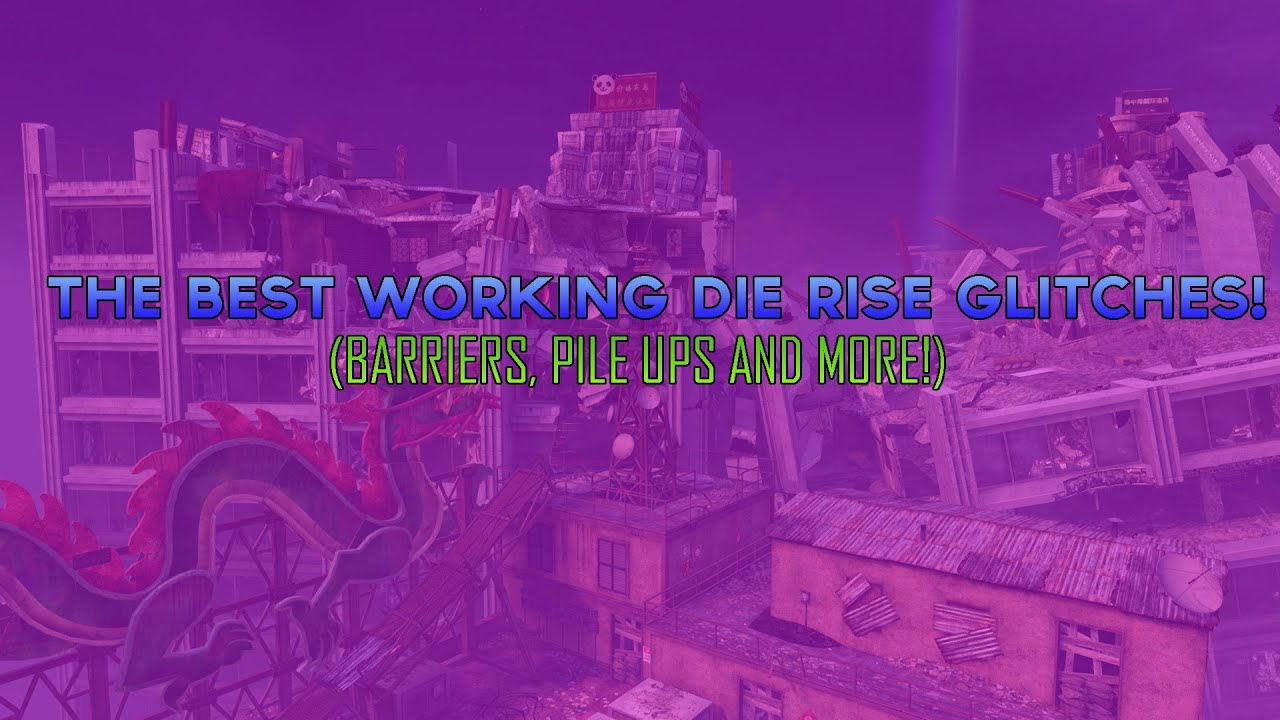 Black Ops 2 Zombie Glitches: Best Working Die Rise Glitches! (Barriers, Pile Ups & More)