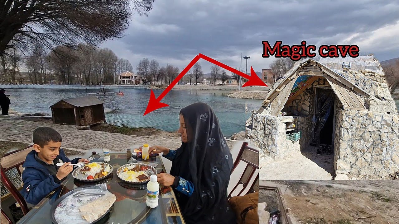 From  cozy cave to the city,😲 a memorable journey of a cave-dwelling mother and son