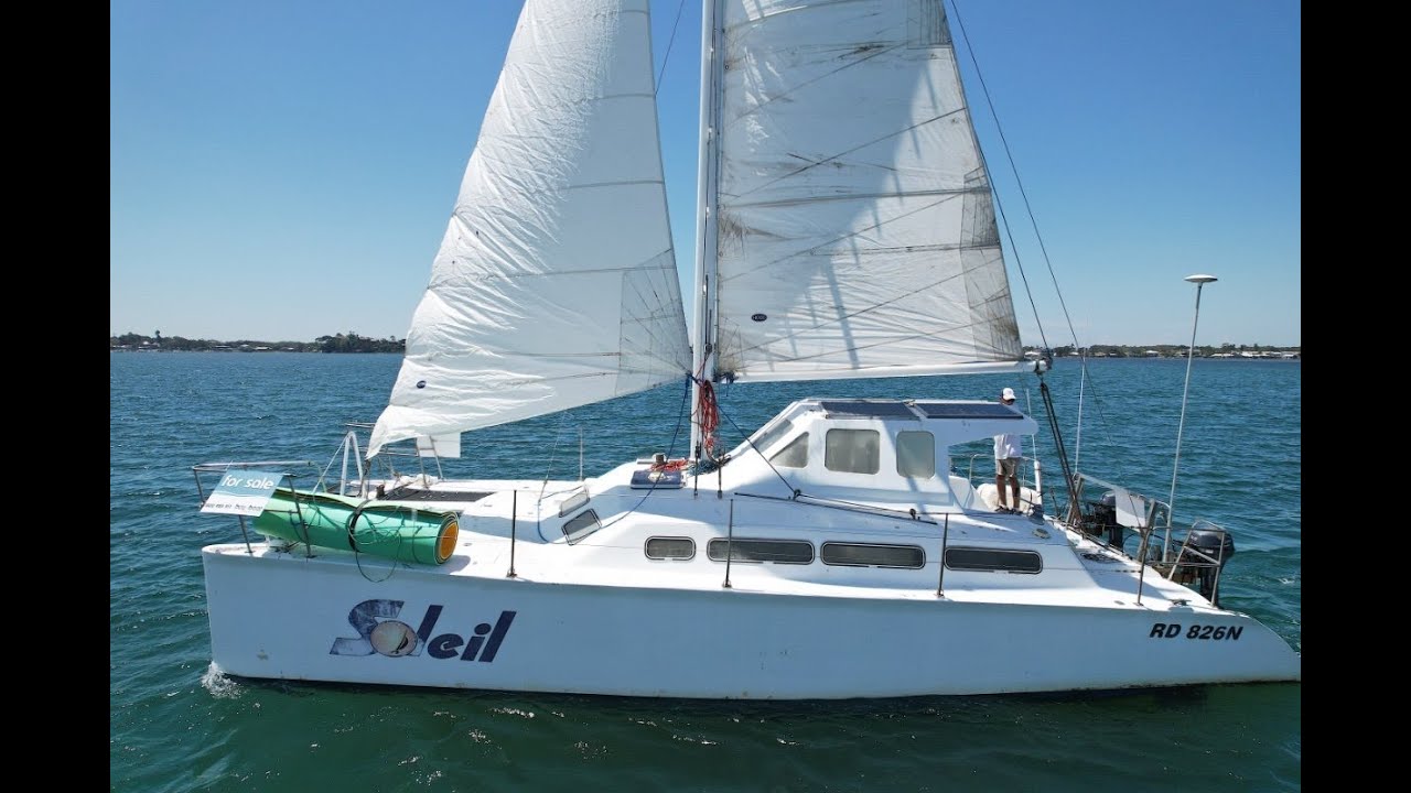 Crowther 35 Sailing Catamaran - Walkthrough