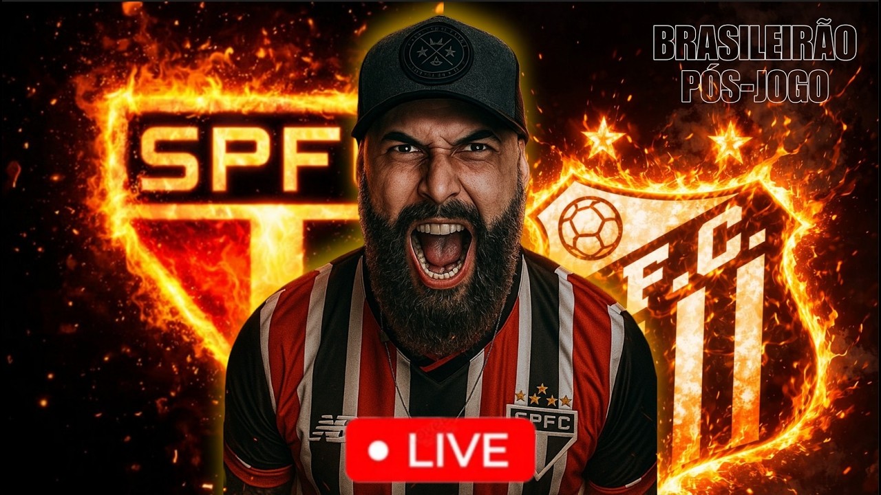 AO VIVO | LIVE PÓS-JOGO SANTOS 1X1 SÃO PAULO | BRASILEIRÃO 2026