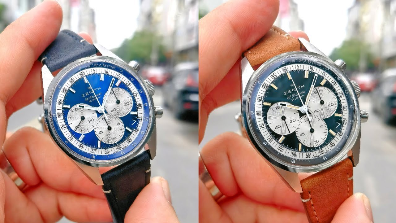 Zenith El Primero Chronomaster Original Vintage 38mm & Blue 38mm | ICS Authentic 0982298881