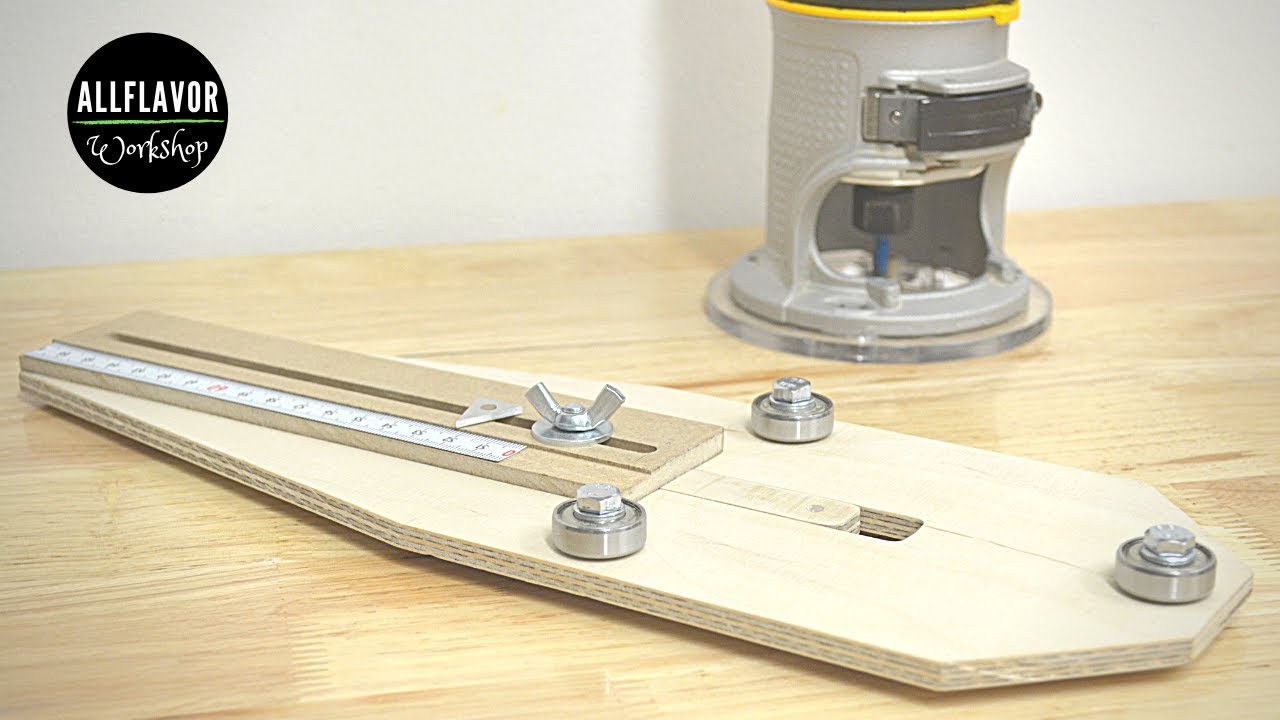 Router Circle Cutting Jig | DIY Router Circle Jig