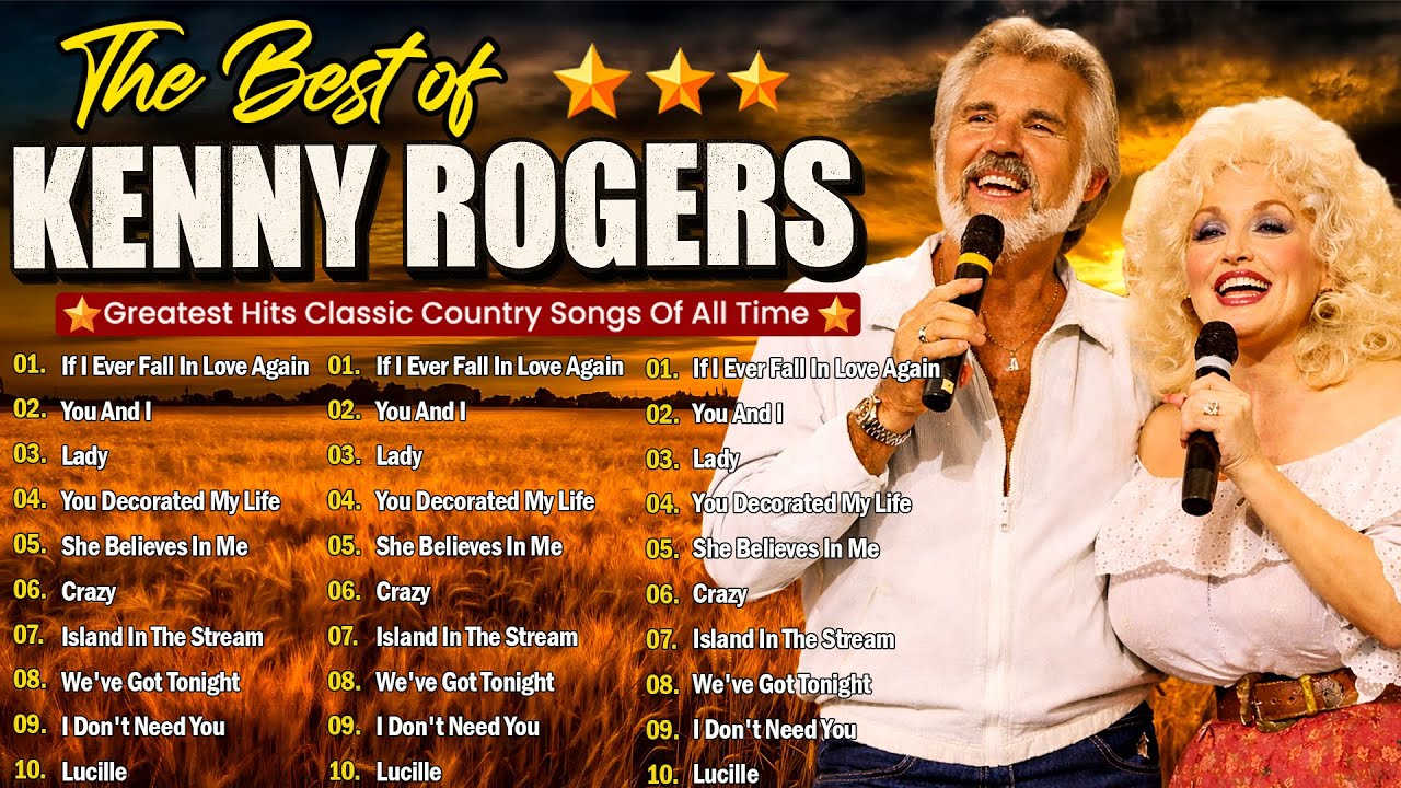 Kenny Rogers Greatest Hits 🤠 Legendary Voice That Never Fades 🌾 Classic Country Full Album