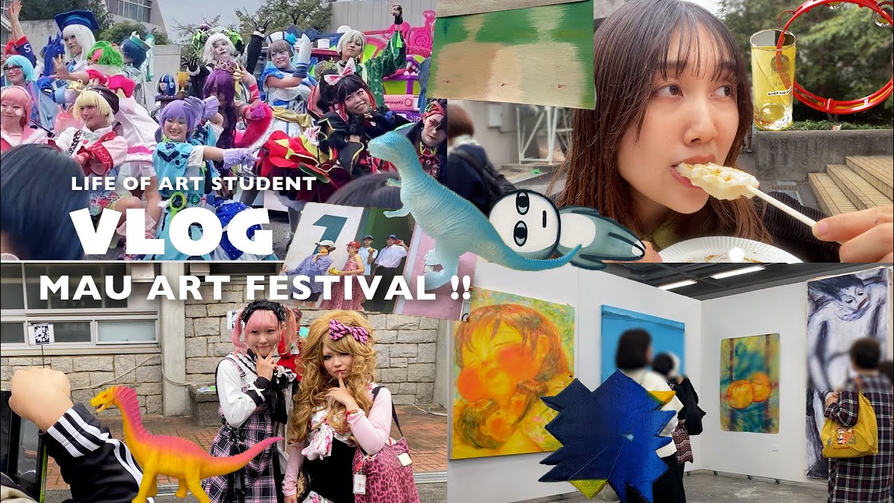 🐬💫武蔵美芸祭を楽しむ3日間VLOG🪼🫧＜前編＞｜2024年度 武蔵野美術大学 芸術祭 MAUREEF