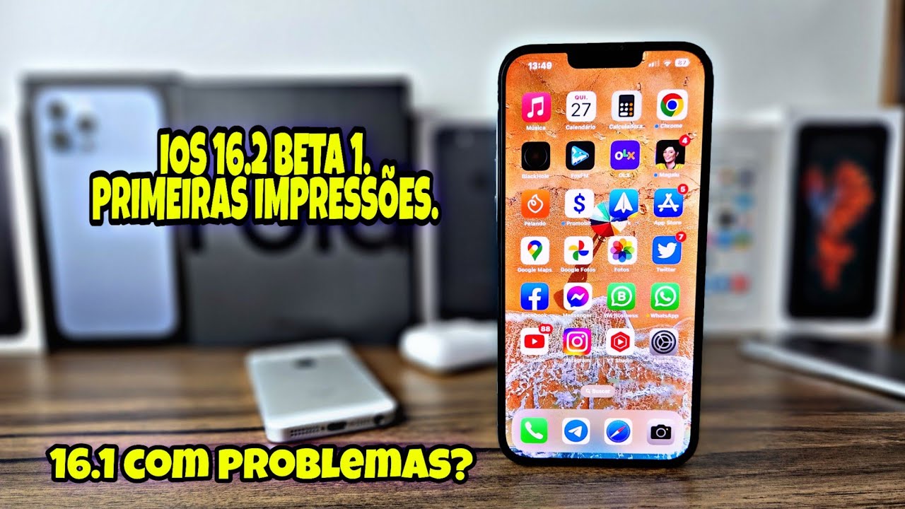 IOS 16.2 beta 1. Primeiras impress&otilde;es! 16.1 com problemas?