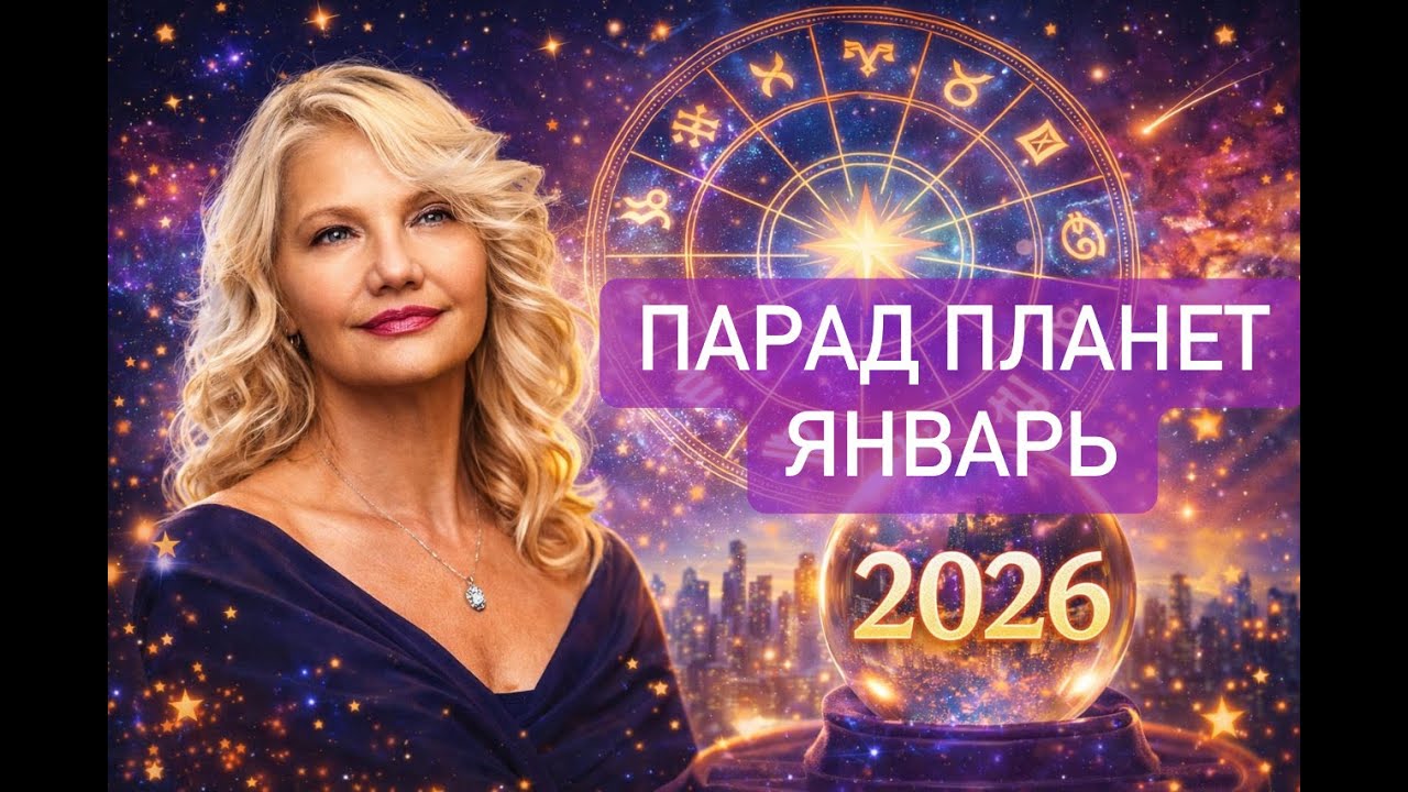 Астропрогноз на 20-30 января 2026