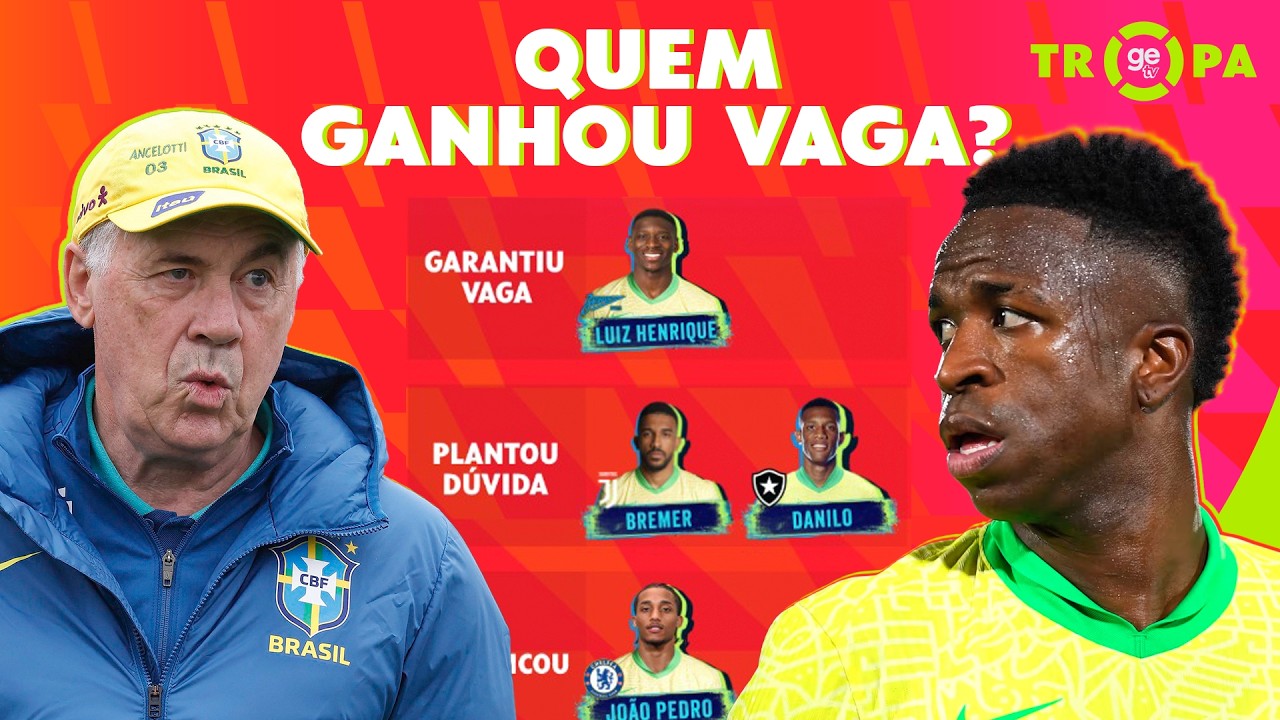 TIERLIST: QUEM MERECE VAGA NA SELE&Ccedil;&Atilde;O BRASILEIRA DE ANCELOTTI | TROPA GE TV