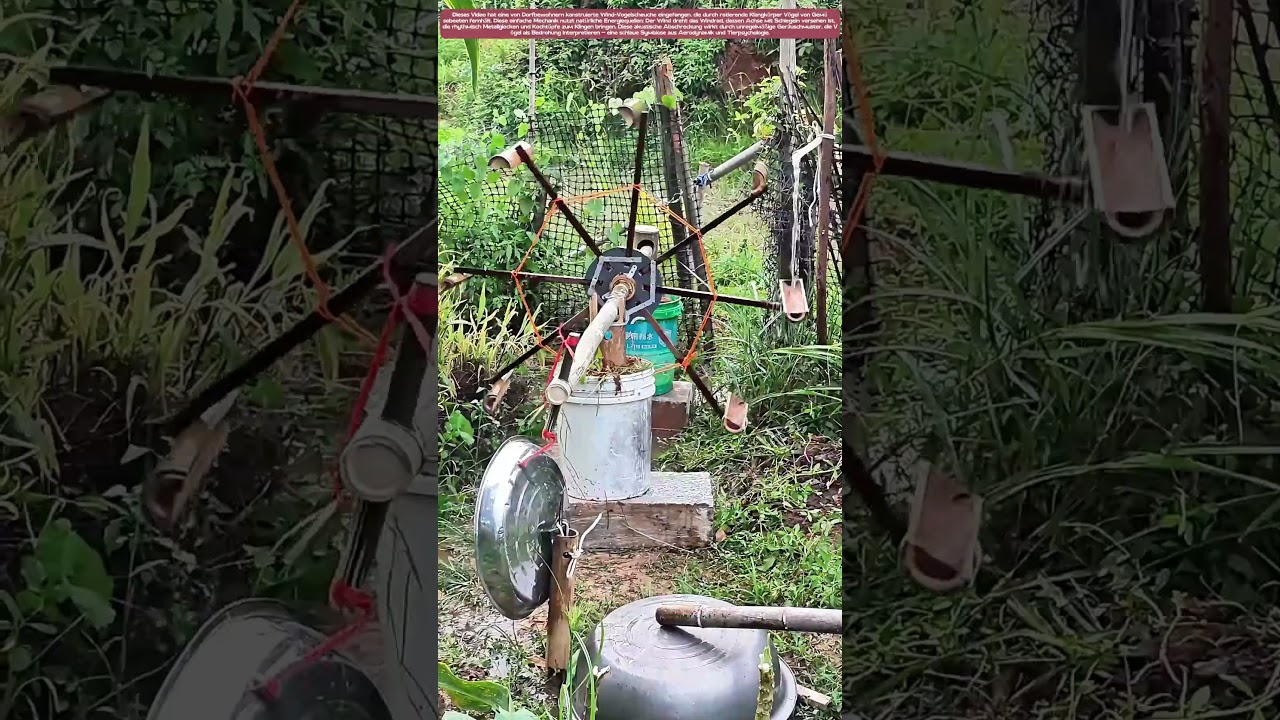 Vögel lenken, Ernte schützen: Die mechanische Klang-Abwehr