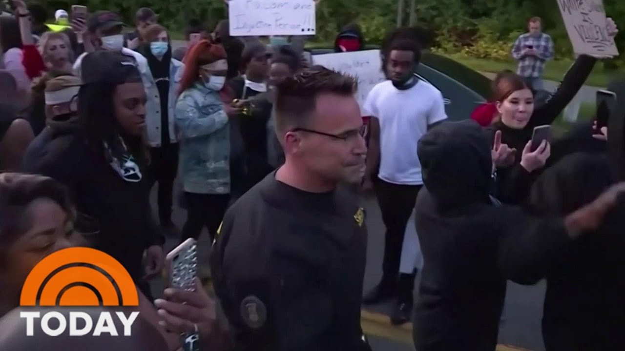 Sheriff Who Marched With Protesters: ‘It Was Time To Take The Helmet Off’ | TODAY