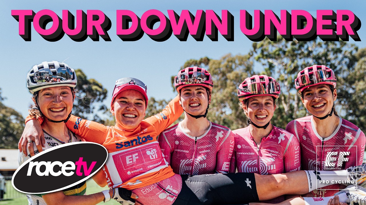 ANOTHER Tour Down Under GC Win |  Noemi Rüegg wins in Australia | RaceTV by EF Pro Cycling